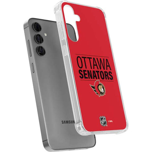 NHL Ottawa Senators Lineup Galaxy S24 Plus Clear Case